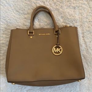 Tan Michael Kors purse